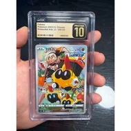 【Ready Stock】pokemon pokémon card japanese sar original PTCG Pokémon CGC Black Gold 10th Array