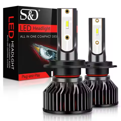 SD 12000LM Mini H4 H7 H1 H3 H8 H11 LED Bulb Car Headlight Led Lamps 9005 HB3 9006 HB4 White Auto Fog