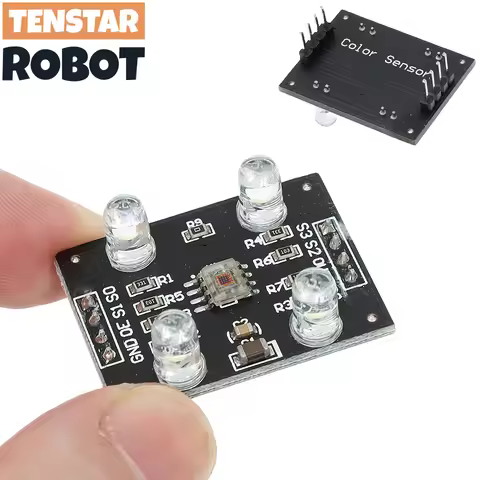 TENSTAR Color Recognition Sensor TCS230 TCS3200 Color Sensor Module Accessories For MCU DIY DC 3-5V