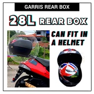 GR RACING 28L MONOLOCK REAR BOX MOTOR BOX MOTORCYCLE TOP REAR CASE KOTAK BELAKANG ESPADA GARRIS