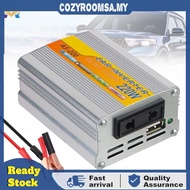 220W Voltage Converter with USB Port DC 12V To AC 220V for Phone Laptop Tablet