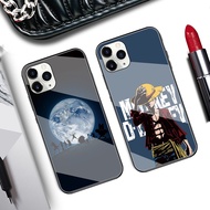 Phone Case For Huawei Y9S Y7 Y6 Y9 Prime 2019 2018 Y8S Y5P Y6P Y7P Y7A Y9A 2020 Cute Cartoon ONE PIECE Pattern Hard Glass Protection Casing