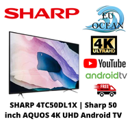 SHARP  4TC50DL1X | Sharp 50 inch AQUOS 4K UHD Android TV