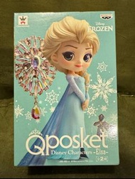 [太和火車站 或 旺角信和格仔鋪 或 SF到付] 賣 全新日版 Disney Characters Qposket Elsa 冰雪奇緣 公主 婚紗 figure 擺設 玩具 夾公仔 台主 $300