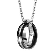 Eternal love ring necklace