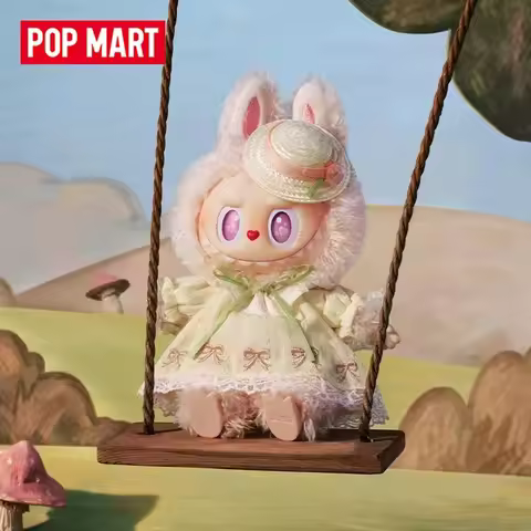 POP MART POP LAND Limited Mokoko Fall Into Sweaters / Fall Into Spring Finding Labubu Series Blind B