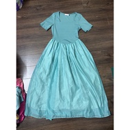 2hand. long flared dress under 48kg. k22b
