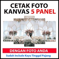 Canvas Photo Print 5 Panel Model