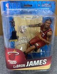 McFarlane Toys 麥法蘭 NBA LeBron James 熱火隊 公仔 (全新未拆) 小皇帝 雷霸龍