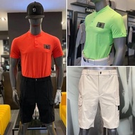 23 new summer golf men's golf casual pocket breathable cold shorts fluorescent tops and skirt suits J.LINDEBERG Titleist DESCENNTE Korean Uniqlo ♘