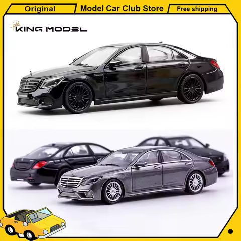 KING MODEL 1:64 Mercedes Benz S65 AMG W222 CLS63 AMG Wagon Alloy Car Model Miniature Diecast Collect