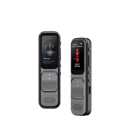 APP-Controlled AI Powered Voice Recorder Mini Call Recorder Speech-to-Text & Summarize100Language tr
