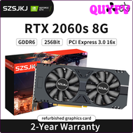 QUYPV การ์ดจอ GeForce RTX 2060 SUPER PCI Express 3.0 X16 8G 2060 S 8GB การ์ดวิดีโอ GDDR6 256bit NVID