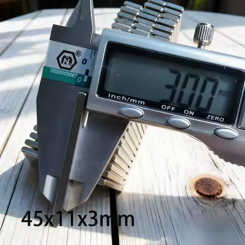 N52 40x10x2 ，40x10x3 ，40x10x4 ，40x10x5 ，45x11x3 Magnet Rectangle strong NdfeB Squar Block Motor Gene