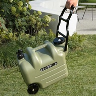 28L Water Container Wheeled Water Storage Carrier for Camping Outdoor Picnic Portable Car Driving Ca