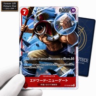 ST15-002 SR Edward.Newgate Card Foil One Piece Trading Card Game RED Kad TCG ST15
