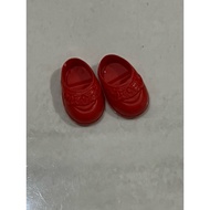Bjd doll shoes 17 cm high, pink, black