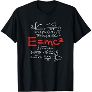 Einstein Relaivity theory E = mc2 theory equation physics study T-Shirt Black
