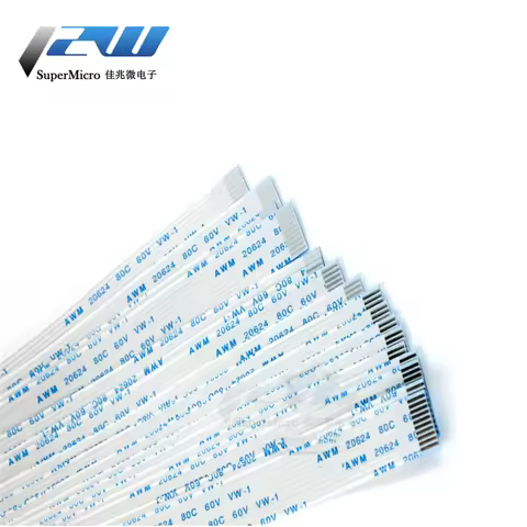 10 PCS/LOT Flat Flexible Cable FFC FPC LCD Cable 4/10-60P, AWM 20624 80C 60V VW-1 Cable Flat FFC-0.5