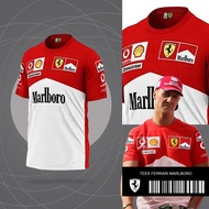 Kaos Ferrari Marlboro - Kualitas premium