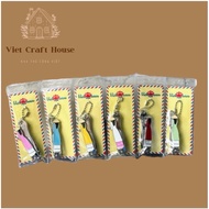 Miss Vietnam nail clipper keychain - ao dai girl - Souvenir gift