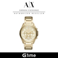 [Official Warranty] Armani Exchange AX2602 Men's Chronograph Gold-Tone Stainless Steel Watch