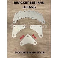 Corner Plate for Slotted Angle Bar / Bracket Besi Rak Lubang