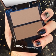 M067 คอนทัวร์ ไฮไลท์ 2 in 1 ในตลับ เนื้อฝุ่นสีสวย เฉดดิ้งกรอบหน้า ไฮไลท์หน้าพุ่ง สวยแป๊ะ #03 One