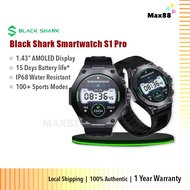 Black Shark Smartwatch S1 Pro 1.43" AMOLED Display, AI-ChatGPT, ENC Bluetooth Phone Calling Smart Wa