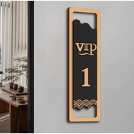 【JiuJiu】Acrylic VIP VIP Digital Retro Chess and Card Room Billiards KTV Hotel Tea House Elegant Room