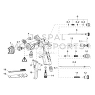 Anest Iwata W101 Spraygun Spare Parts List