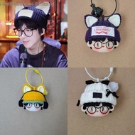 Hot Sale New Product [Finished Product] Star Merchandise Liu Yuning Same Style Crochet Doll Keychain