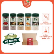 Dh Foods combo Natural Spice Box - Korean Chili Powder, Black Pepper, Garlic Powder, Ginger Powder, Turmeric