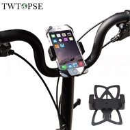 TWTOPSE Bicycle Phone Holder For Brompton Folding Bike Phone Mount 3SIXTY Handlebar Stand For Gopro 3ECS