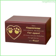 RAN Cats  Box Pet Funeral Cremation Box with Memory Word  Urns Box Keepsakes Funeral Caskets Dog Fun