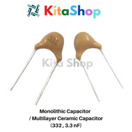 Monolithic Capacitor / Multilayer Ceramic Capacitor (332 , 3.3 nF)