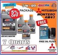 AMSoil Heavy-Duty TURBO TRUCK 5w-40 7 Quarts Diesel Engine Oil For Mitsubishi Montero 4M41