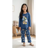One Set of Premium HomeWear Babydoll Pajamas for Girls - Long Sleeves Long Pants PP Size 4 - 6 - 8 -