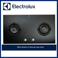ELECTROLUX Hob EGT7627EG  78cm FORZA 2-Burner Gas Hob
