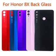 Original For Honor 8X Battery Cover Back Glass Case Panel For Huawei View 10 Lite Rear Housing Door Replacement Parts