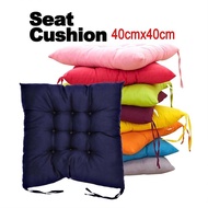 Cushion Pillow Seat Soft Cotton Plain/ Bantal Petak Segi Empat Kekabu Kerusi Bantal Petak Kerusi Dud