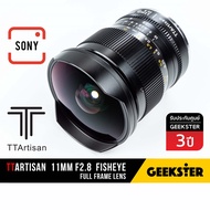 Fisheye TTArtisan 11mm f2.8 สำหรับ Sony FE Full Frame ( 7Artisans 11 mm 2.8 Fullframe ) ( เลนส์มือหม