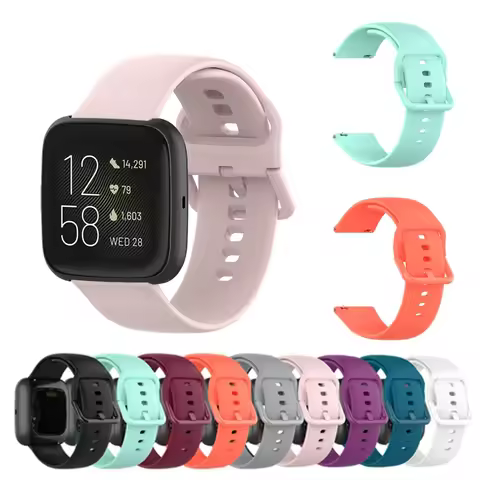Silicone Band For Fitbit Versa 2 / Versa Lite / Versa Smart Watch Wrist Strap Bracelet Replacement B