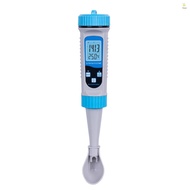 Lepmerk Aquaculture Testing for rcfans Drinking Backlight Analyzer Swimming EC TDS Aquarium Water SALT S G Temp Pool Quality 5 in 1 Tester with Detector