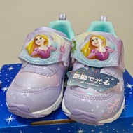 日本直送 moon star moonstar 迪士尼 Disney  美人魚 小魚仙 Ariel 女童 波鞋 sneakers 閃燈