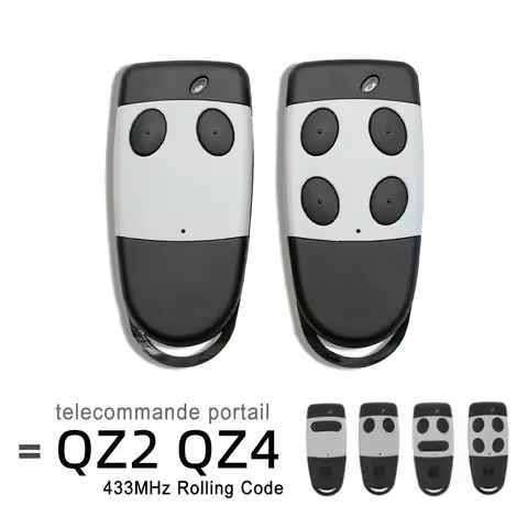 Remote Control 433.92MHz For QZ2 QZ4 Garage Door Remote Control QZ1 QZ3 433.92MHz Rolling Code Elect