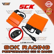LC135 (V1-V7) SCK RACING PERFORMANCE CDI UNIT (9-BAND) WITH BUTTON