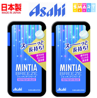 (2盒) MINTIA BREEZE 無糖長效清涼薄荷糖(清新藍) - 30粒(平行進口貨品)