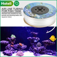 HATELI Soft Silicone Oxygen Pump Hose 4mm Pump Tube for Air Bubble Stone Professional Aquarium Fish Tank Pond Household Tool Air Pump Accessories