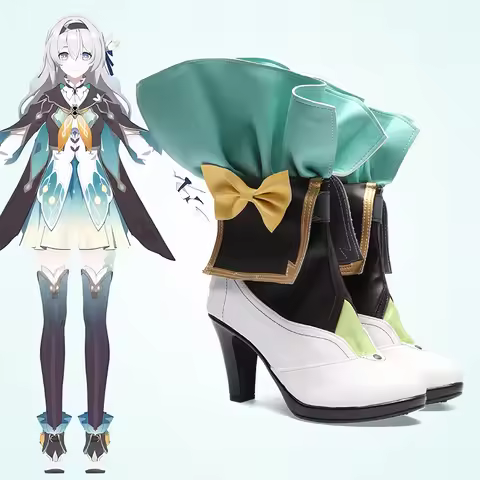 Firefly Cosplay Costume Shoes Game Honkai: Star Rail Cosplay Shoes Firefly Cosplay Boots